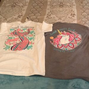 2 simply southern t-shirts
